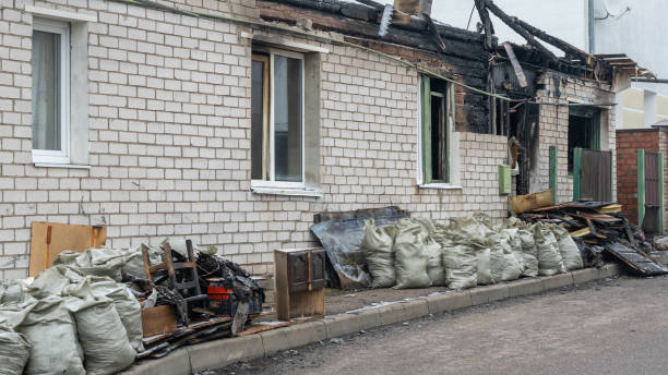 Professional Soot Cleanup technician working in Leander, TX